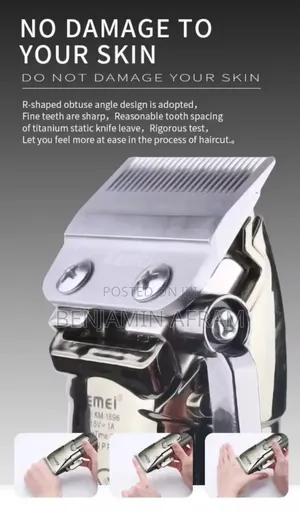 Kemei Rechargeable Cordless Hair Clippers Km-1896