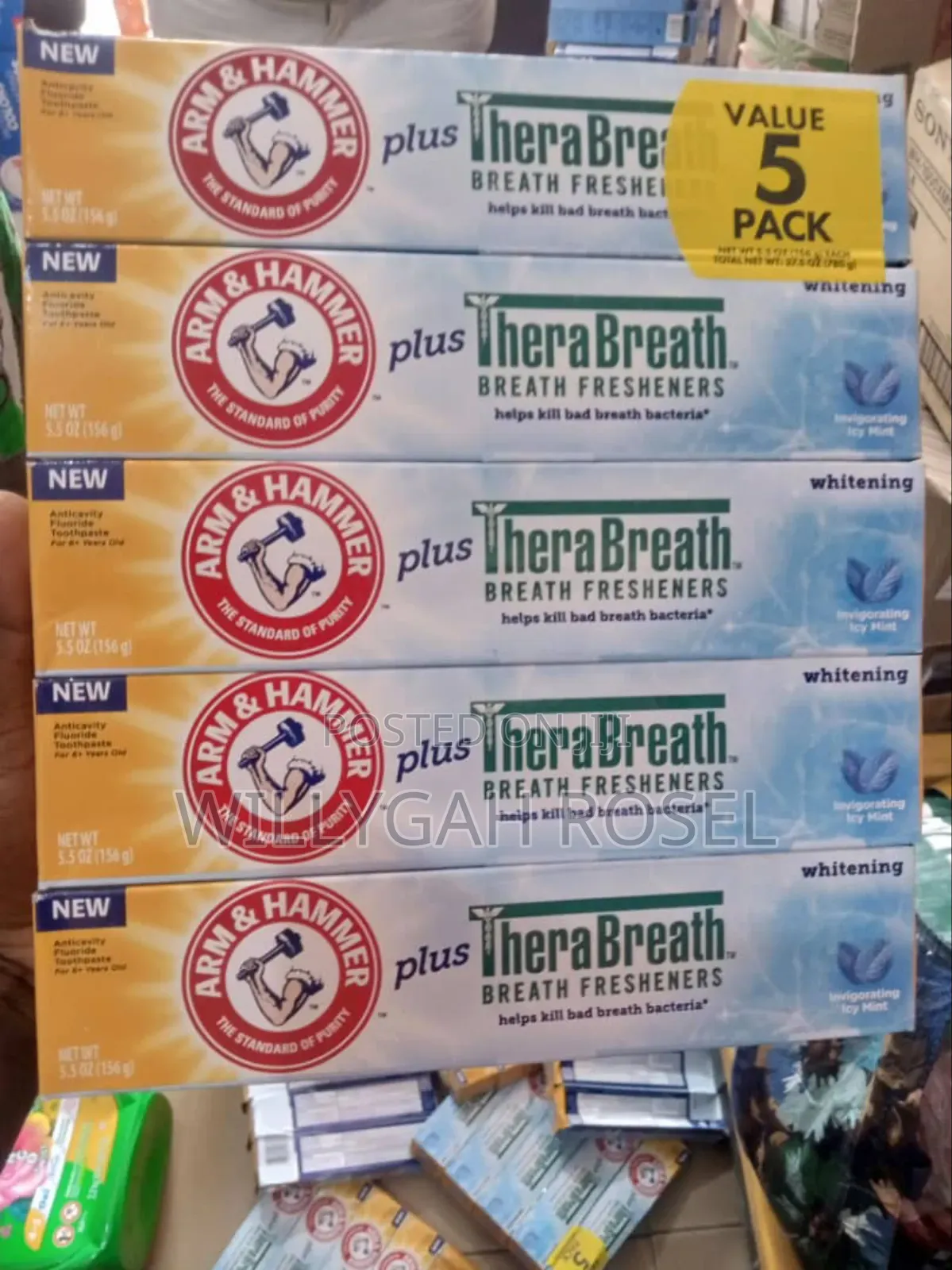 5packs Arm Hammer Therabreathe Paste