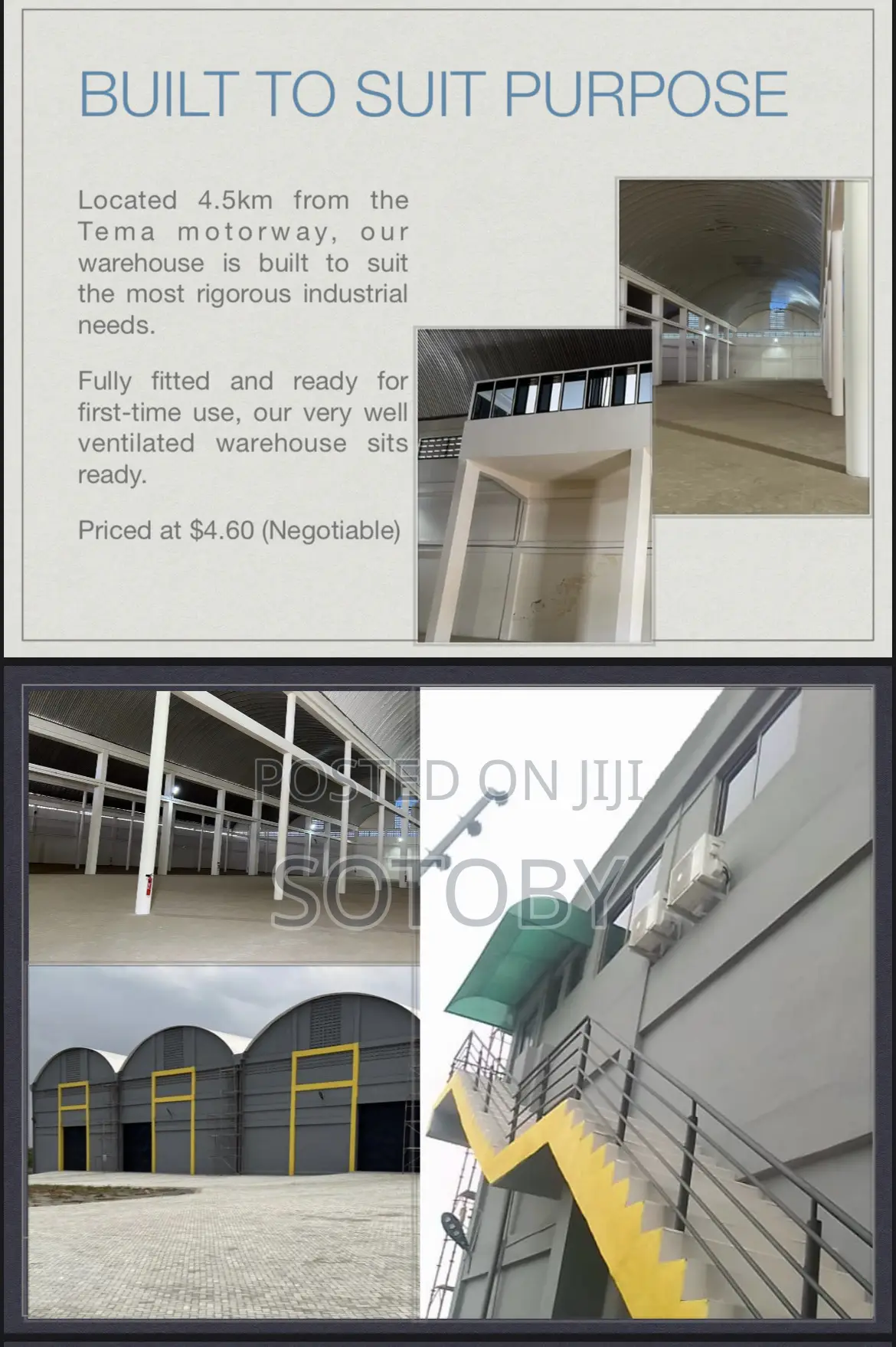 Warehouse 5000sqm at Tema