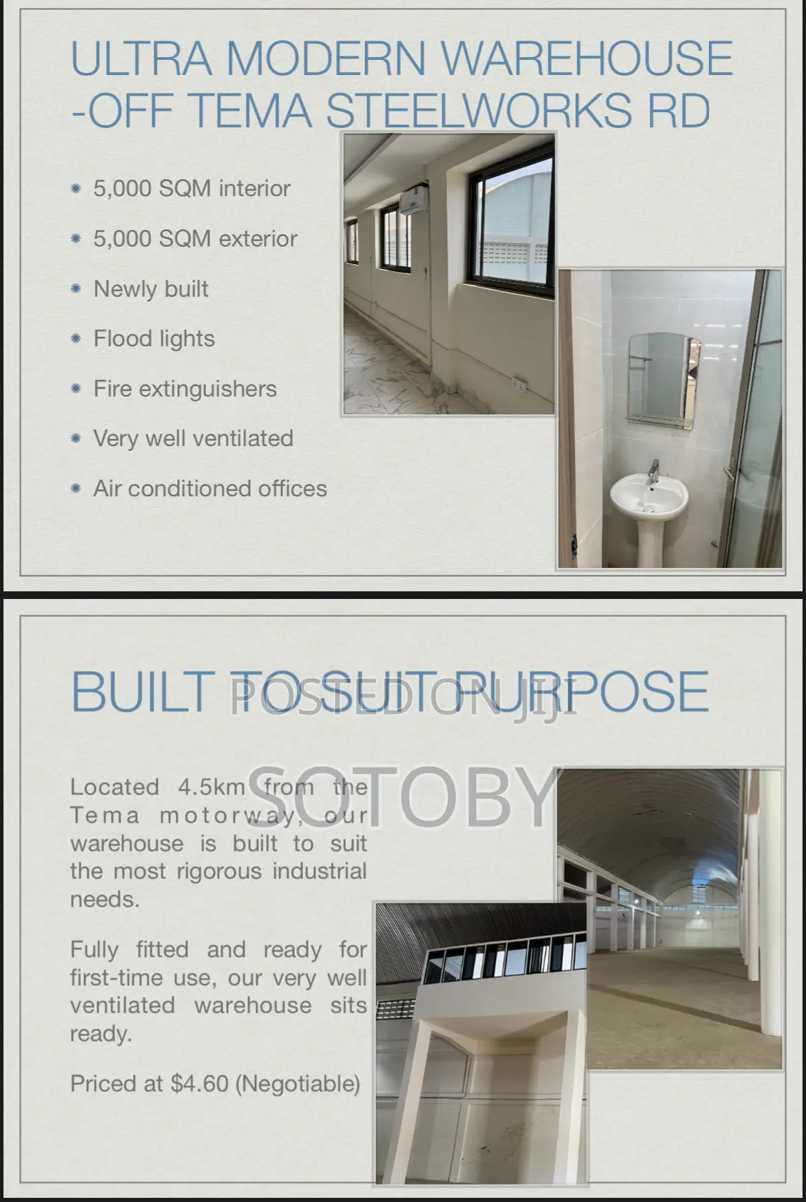 Warehouse 5000sqm at Tema