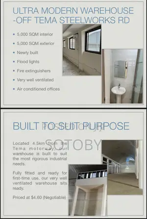 Warehouse 5000sqm at Tema