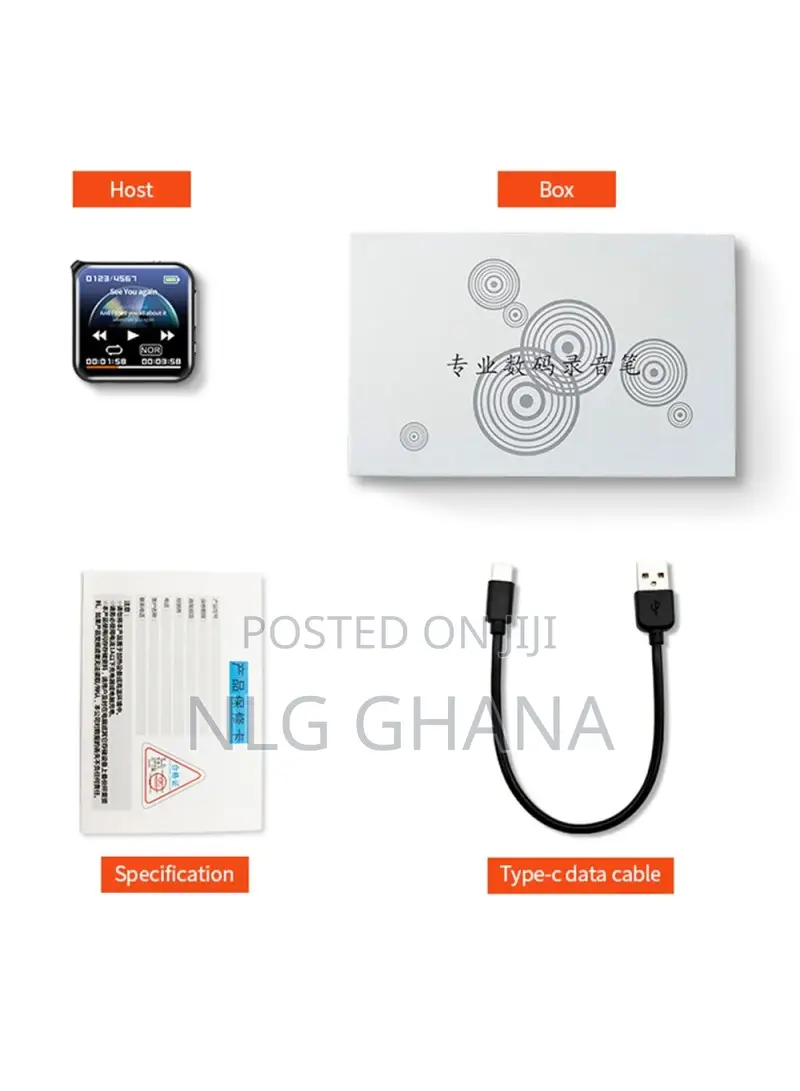 8gb Voice Recorder Mp3 Player Fm Radio Alarm Clock Noise. Tvx18699