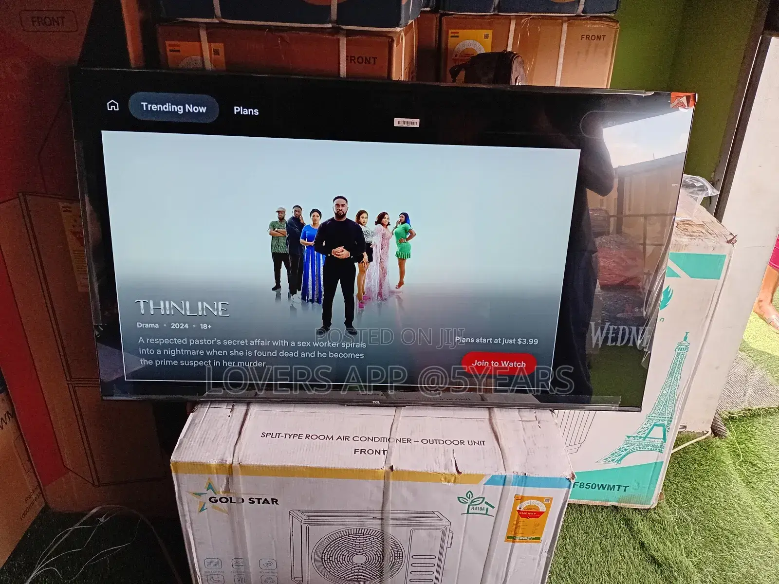 Witness Vibrant Colors and Sharp Details on TCL 55inches Smart” Tv