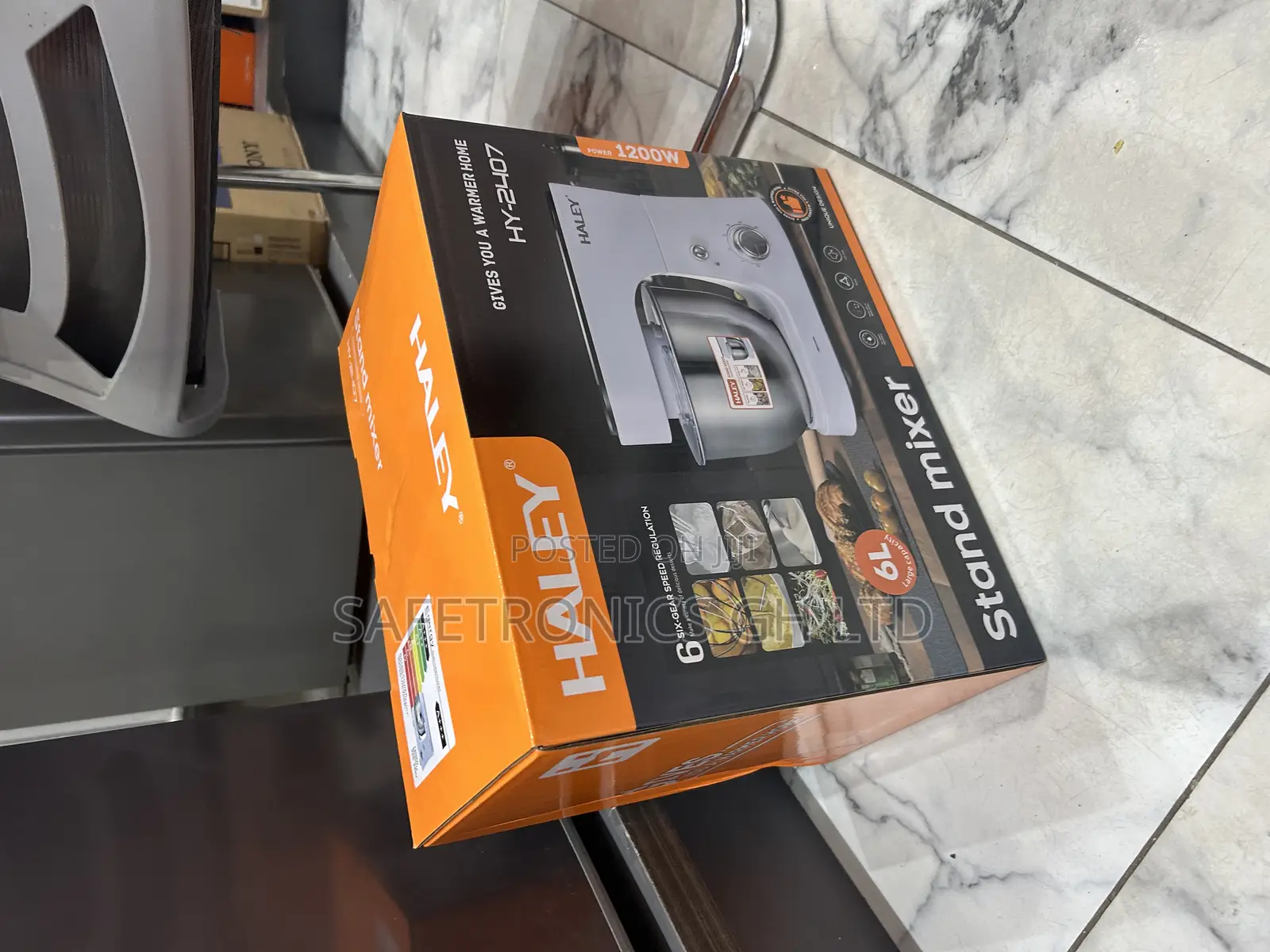 Kindly Shop Haley 6 Liters __ Stand Mixer Hy-2407 White 1200 Watts