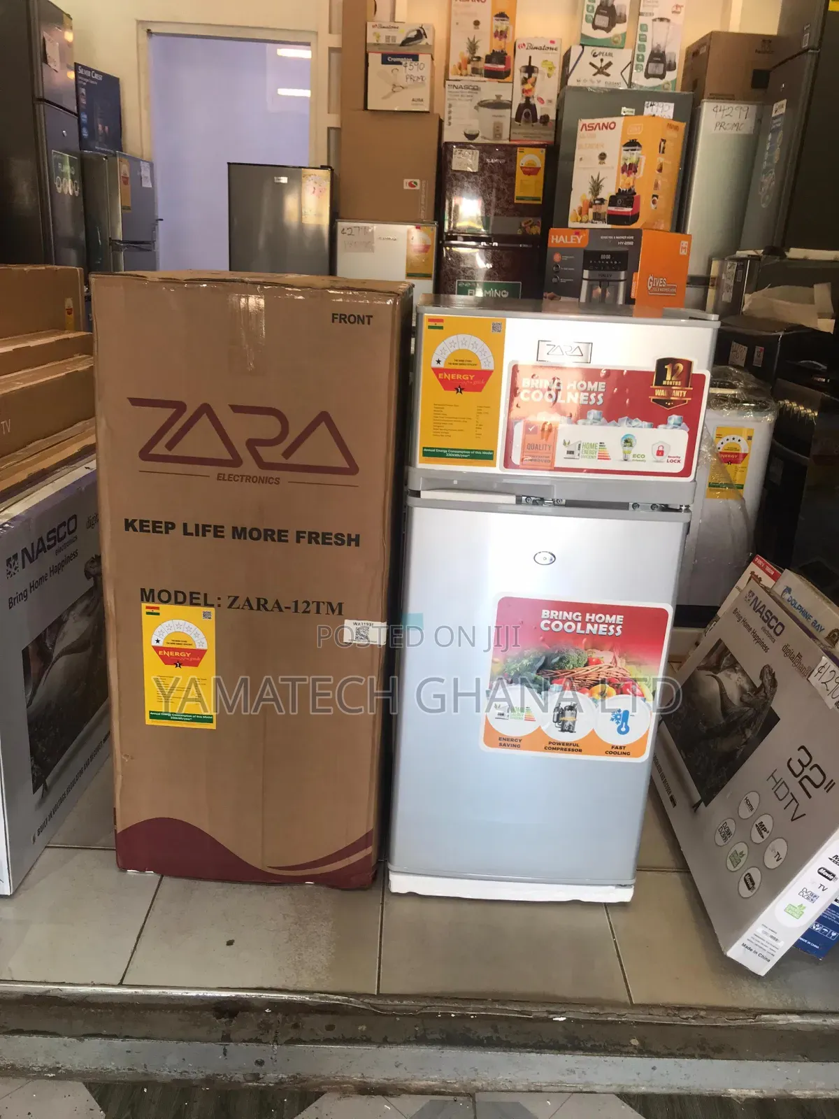 Brand New Zara 95litre Double Door Refrigerator With Top Freezer