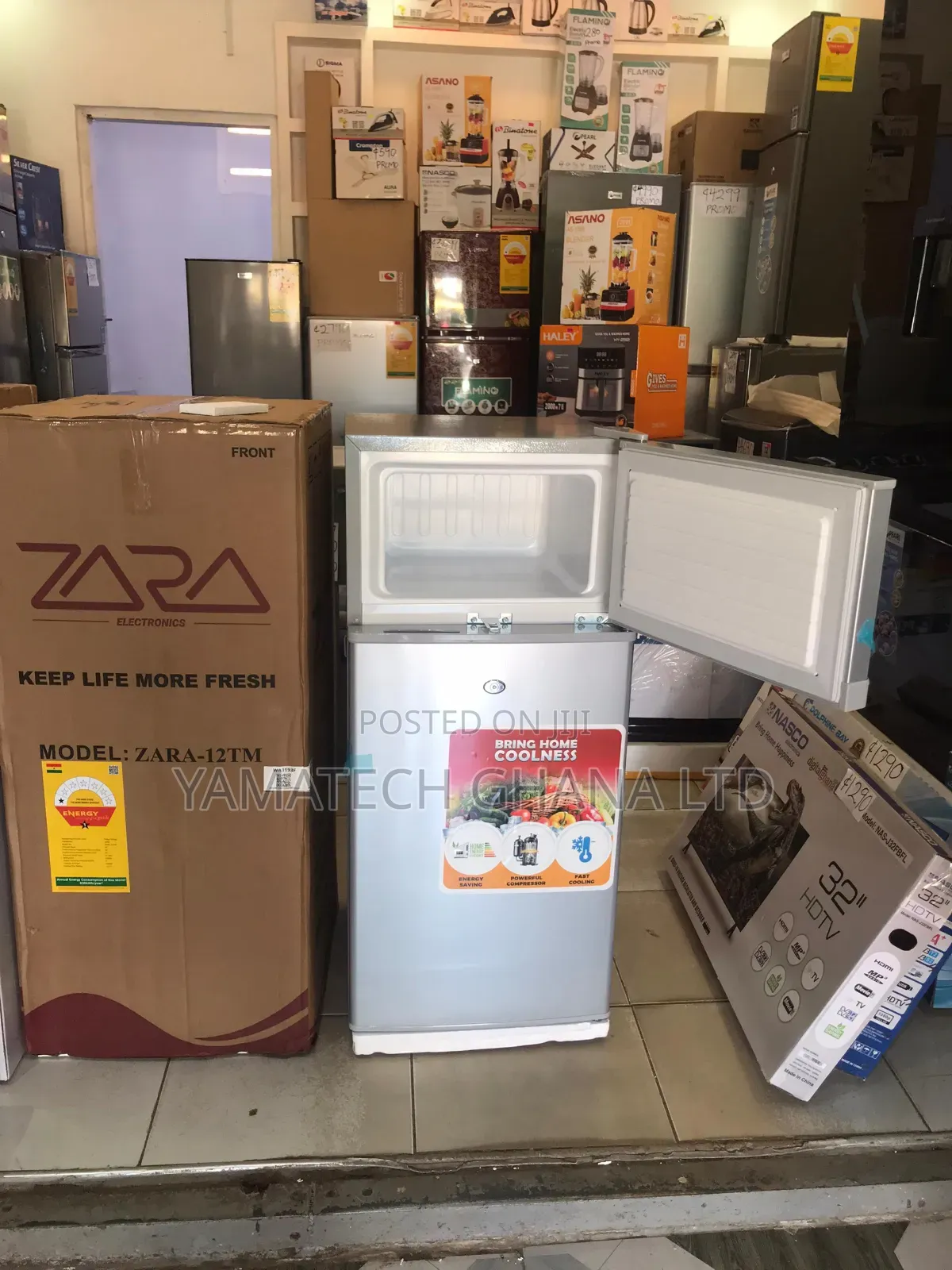 Brand New Zara 95litre Double Door Refrigerator With Top Freezer