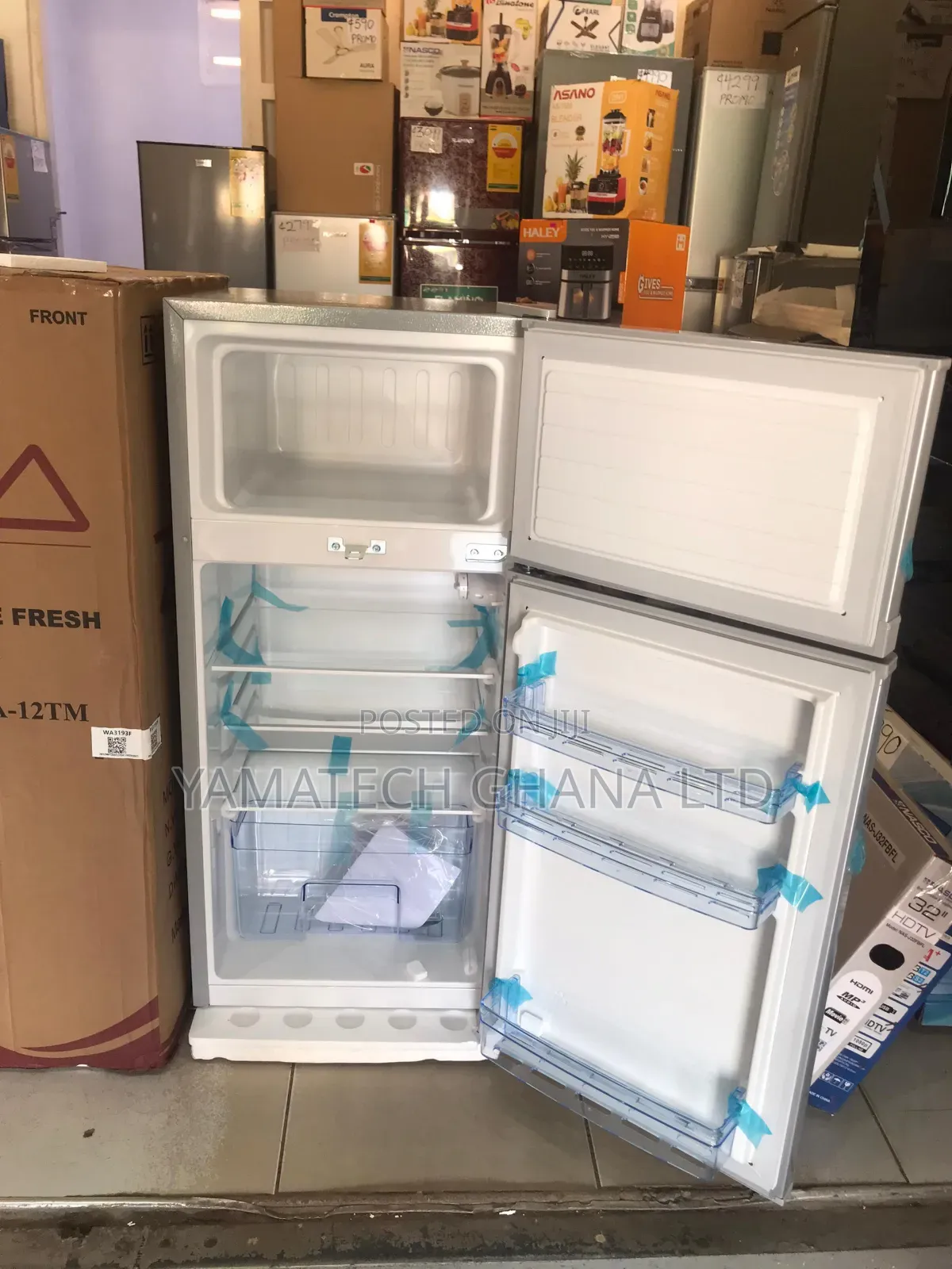 Brand New Zara 95litre Double Door Refrigerator With Top Freezer