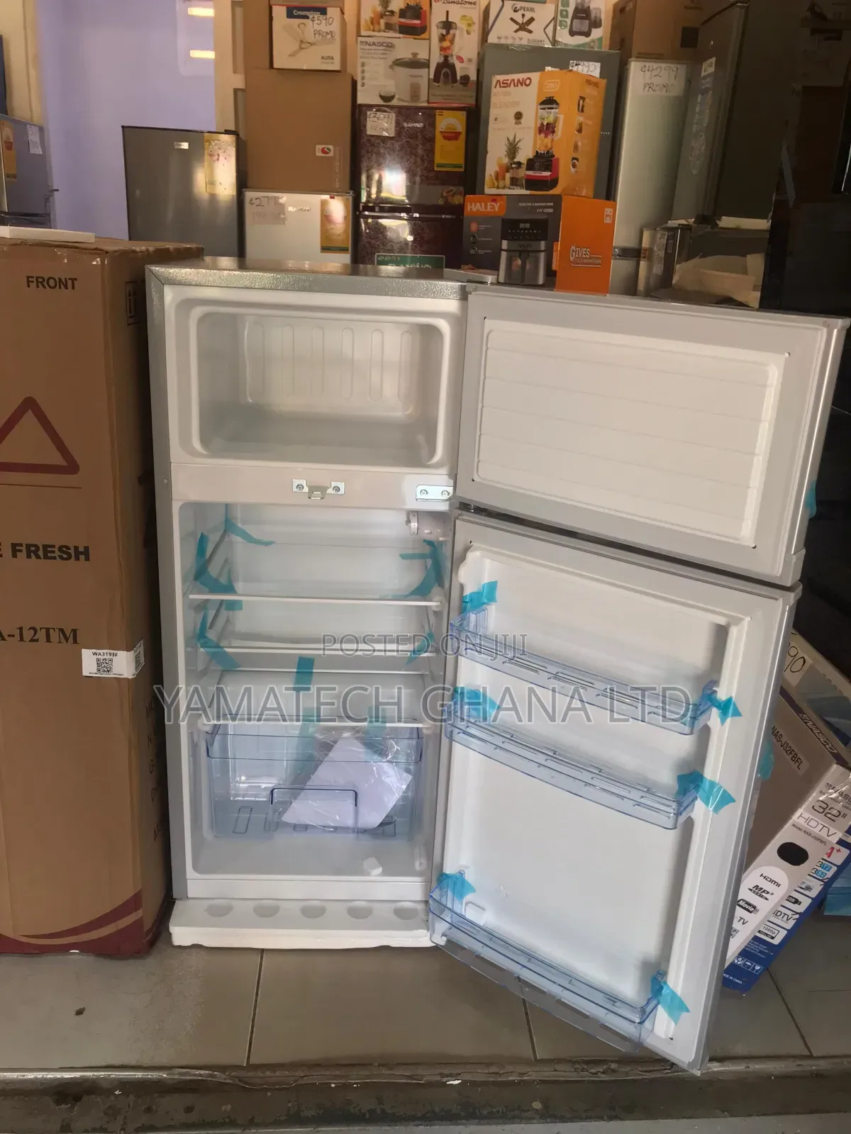 Brand New Zara 95litre Double Door Refrigerator With Top Freezer