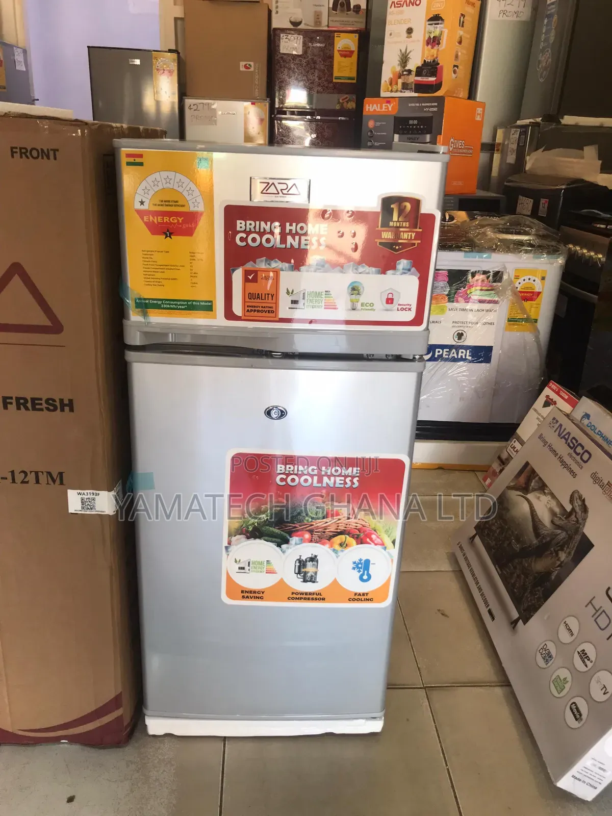 Brand New Zara 95litre Double Door Refrigerator With Top Freezer