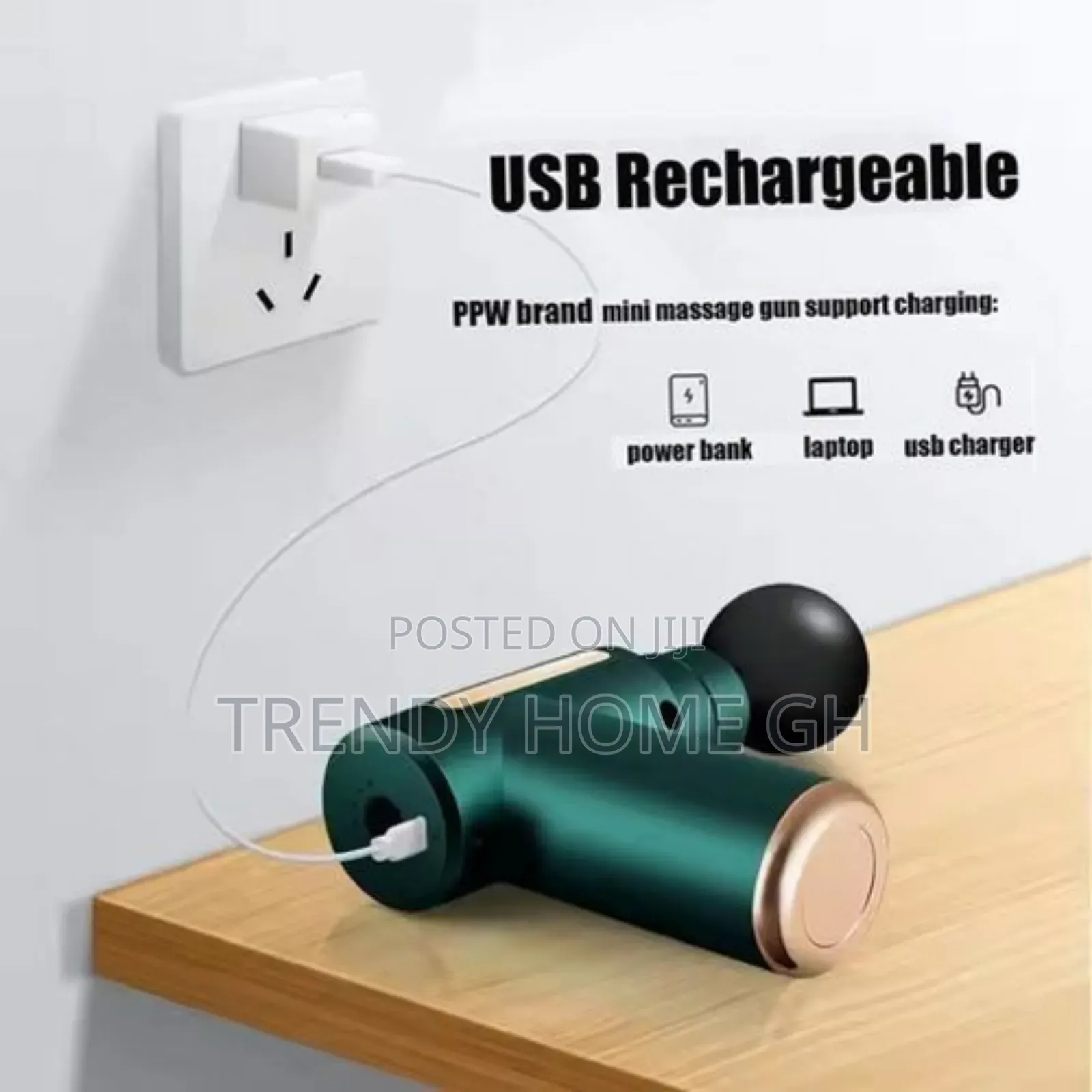 Rechargeable Deep Tissue Massage Gun Relieve Pain Relax Muscles