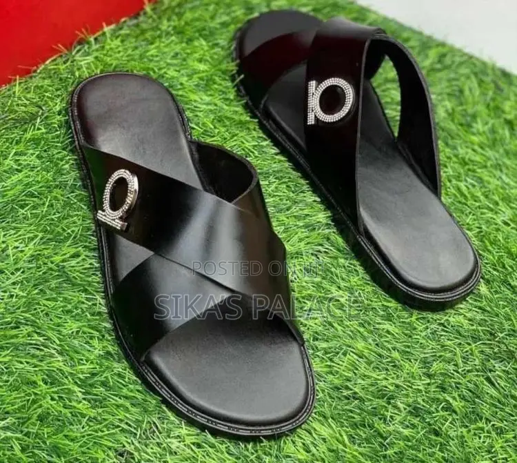 Black Leather With Blinks Symbol