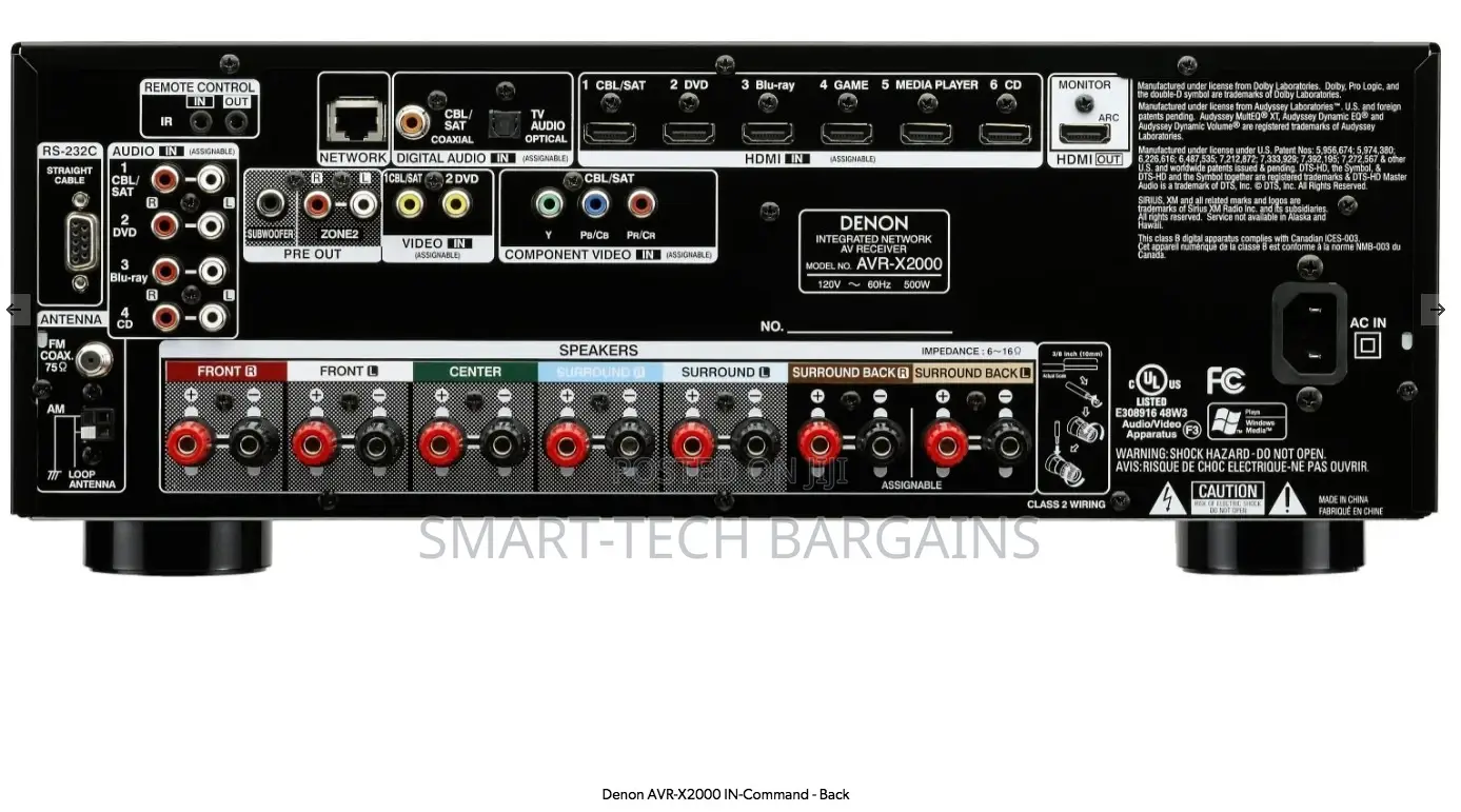 Denon Avr-x2000 In-command | 7.1-chl | Usb | Airplay