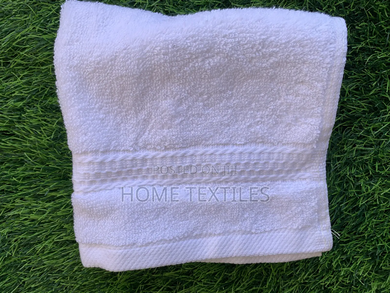 Heavy White Face Towel