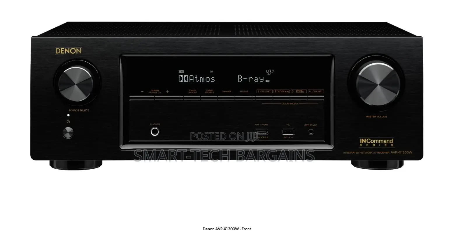 Denon Avr-X1300w | 7.2-Ch | Wi-Fi | Bluetooth | Airplay 2 | Atmos |