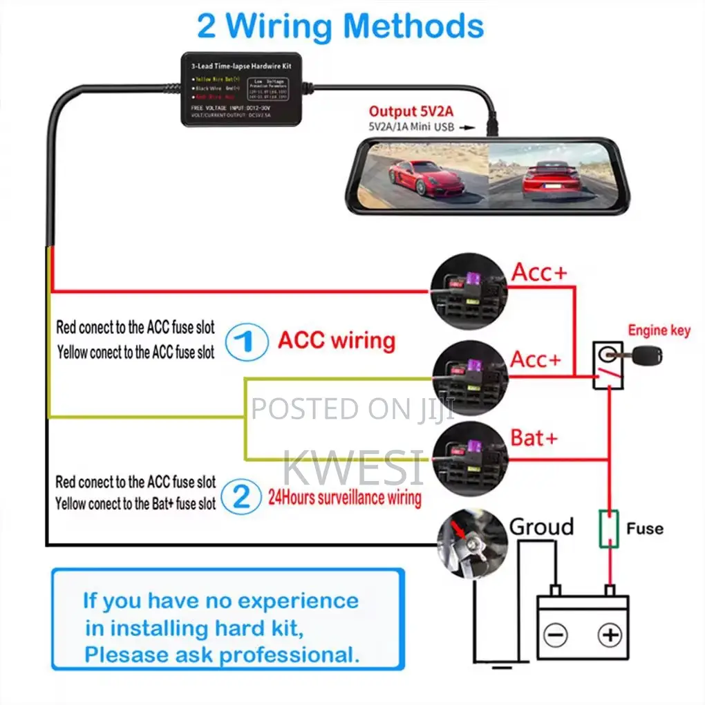 Hardwire Kits for Dashcams and Devices