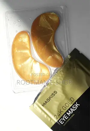  Gold Under Eye Patches (50 Pairs), Eye Mask, Collagen Skin Care