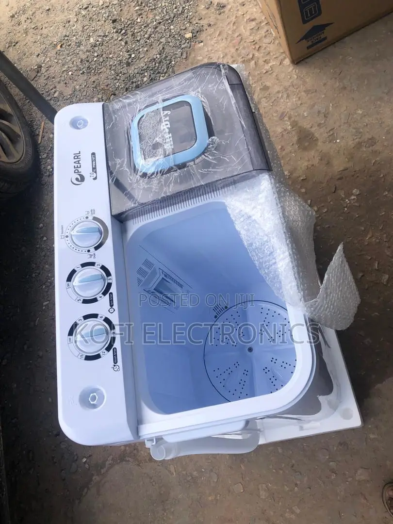 Pearl 7kg Heavy-Duty Twin Tub Washing Machine