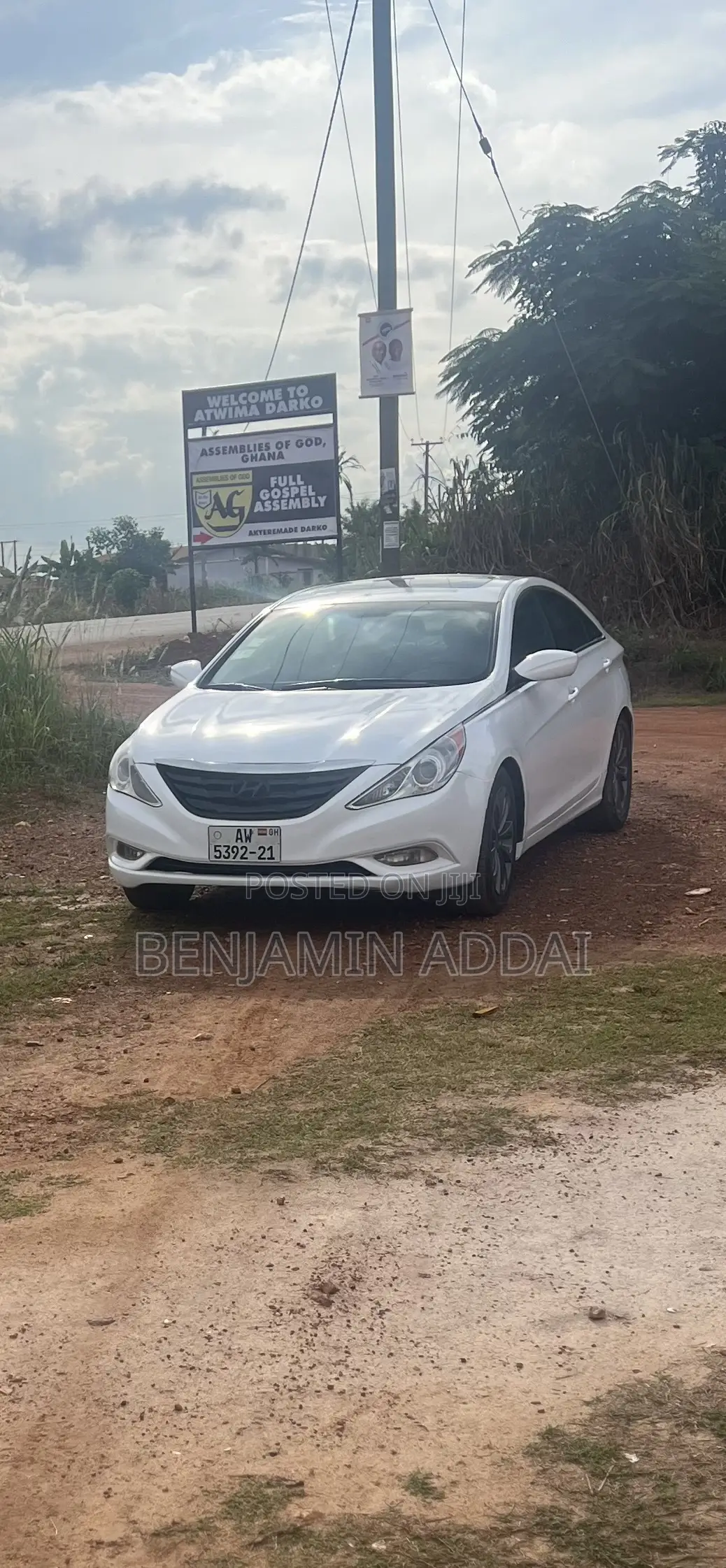 Hyundai Sonata GLS Sedan FWD (2.4L 4cyl 6A) 2012 White