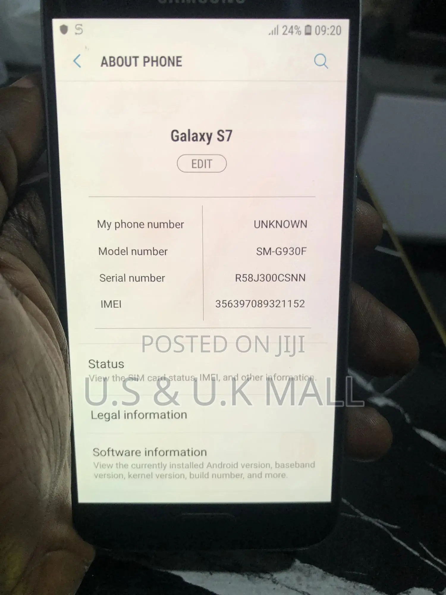 Samsung Galaxy S7 32 GB Black