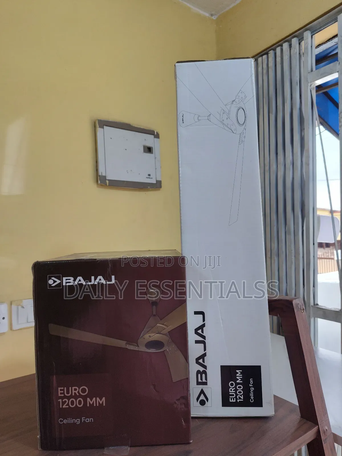 Bajaj Euro 1200mm Ceiling Fan – Elegant White Finish
