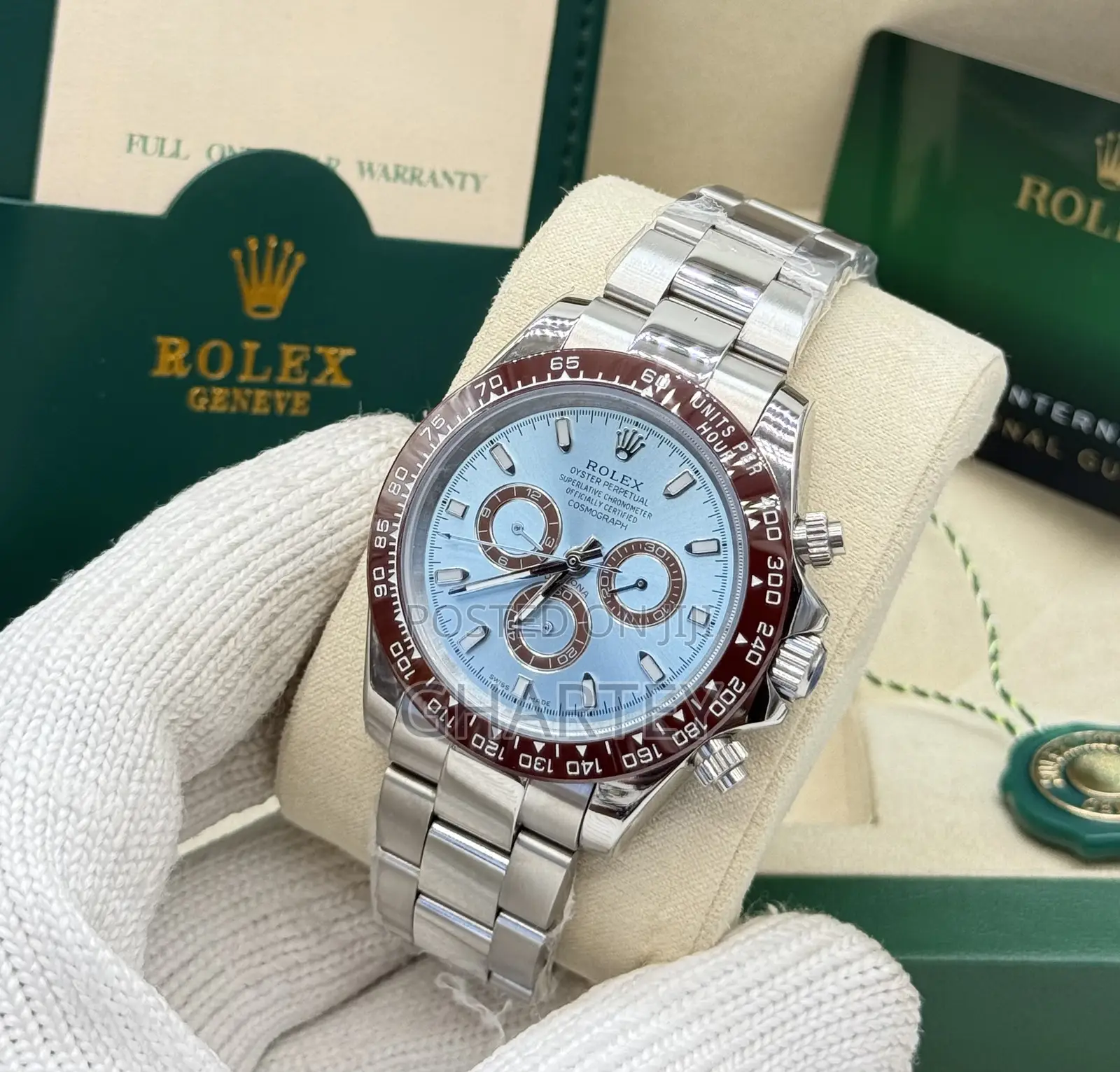 Rolex Daytona Black Dial Stainless Steel Mechanical Luxury Men Watch
