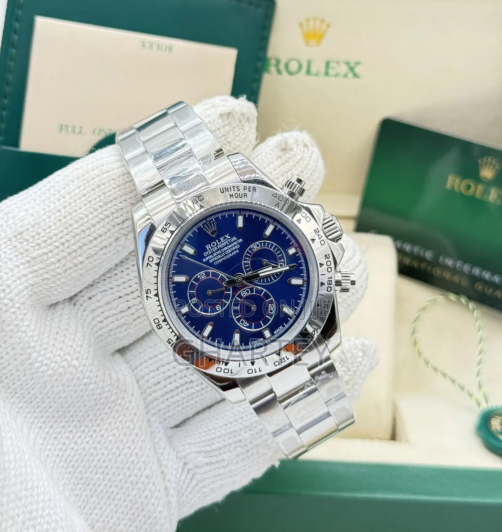 Rolex Daytona Black Dial Stainless Steel Mechanical Luxury Men Watch