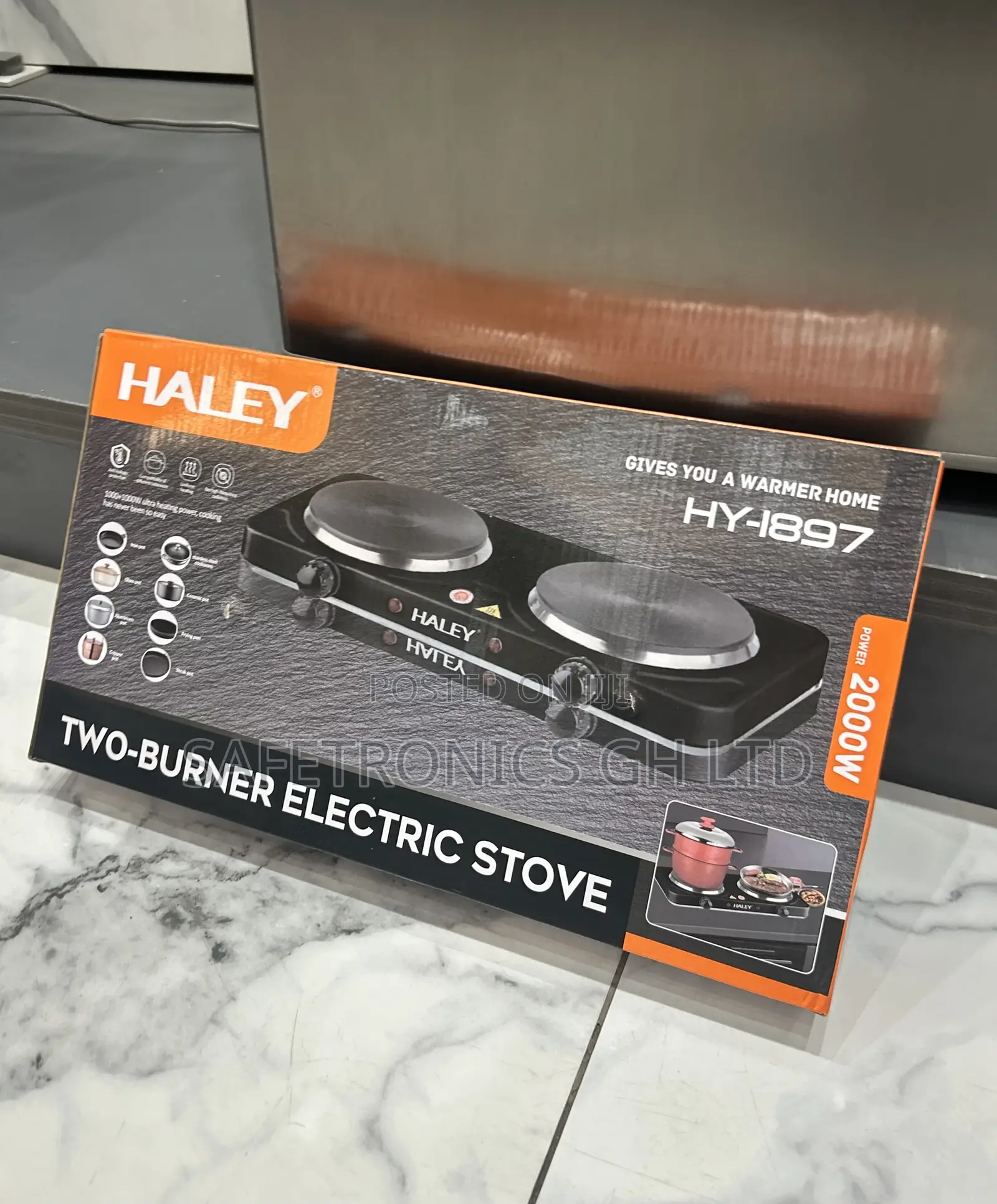 Elegant and Affordable Haley Hy-1897 Electric Plate 2 Hub 2000 Watts