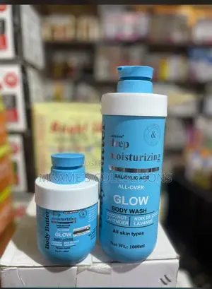Clini-Tone All-Over Glow Mild Lightening Body Lotion and Body Wash