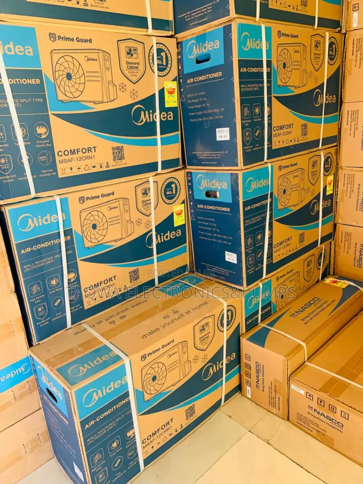 Pure) Midea 1.5hp Split Air Conditioner