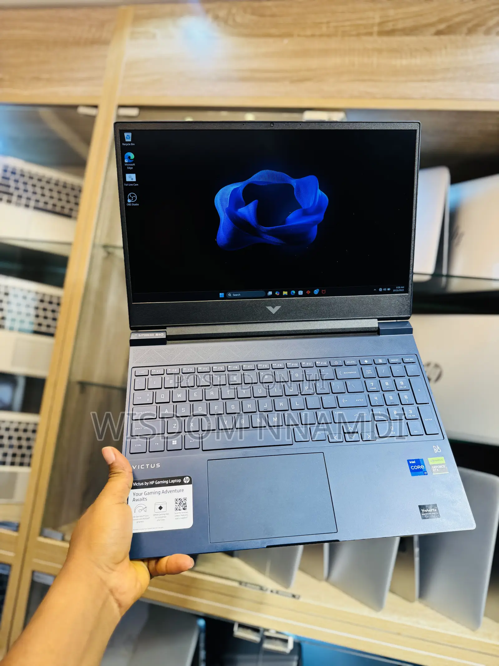 New Laptop HP Victus 15 16GB Intel Core i7 SSD 512GB
