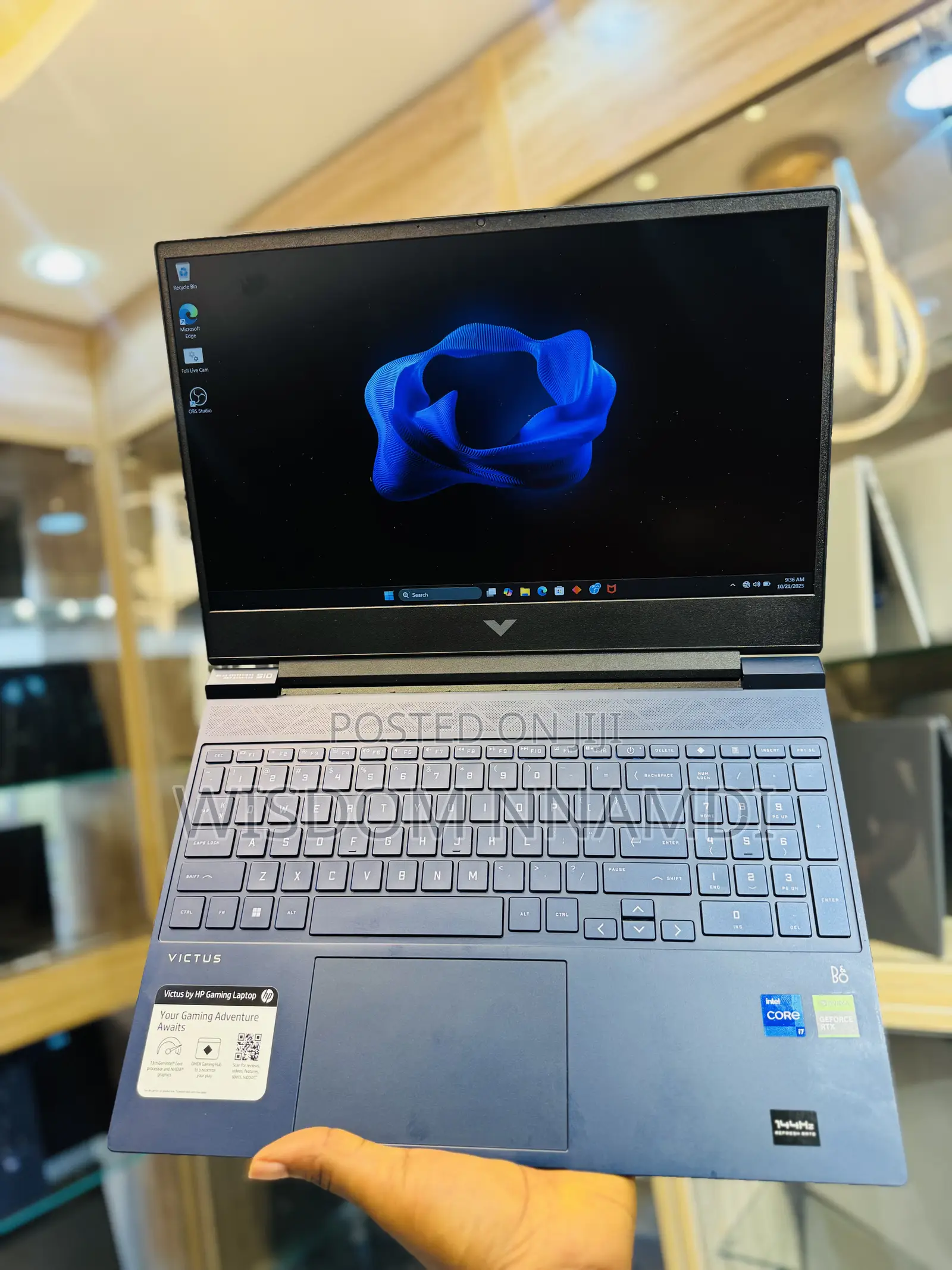 New Laptop HP Victus 15 16GB Intel Core i7 SSD 512GB