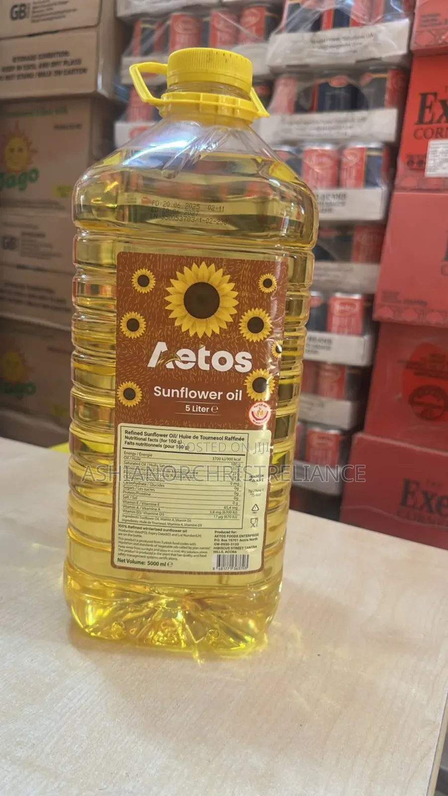Sunflower Oil 5litres