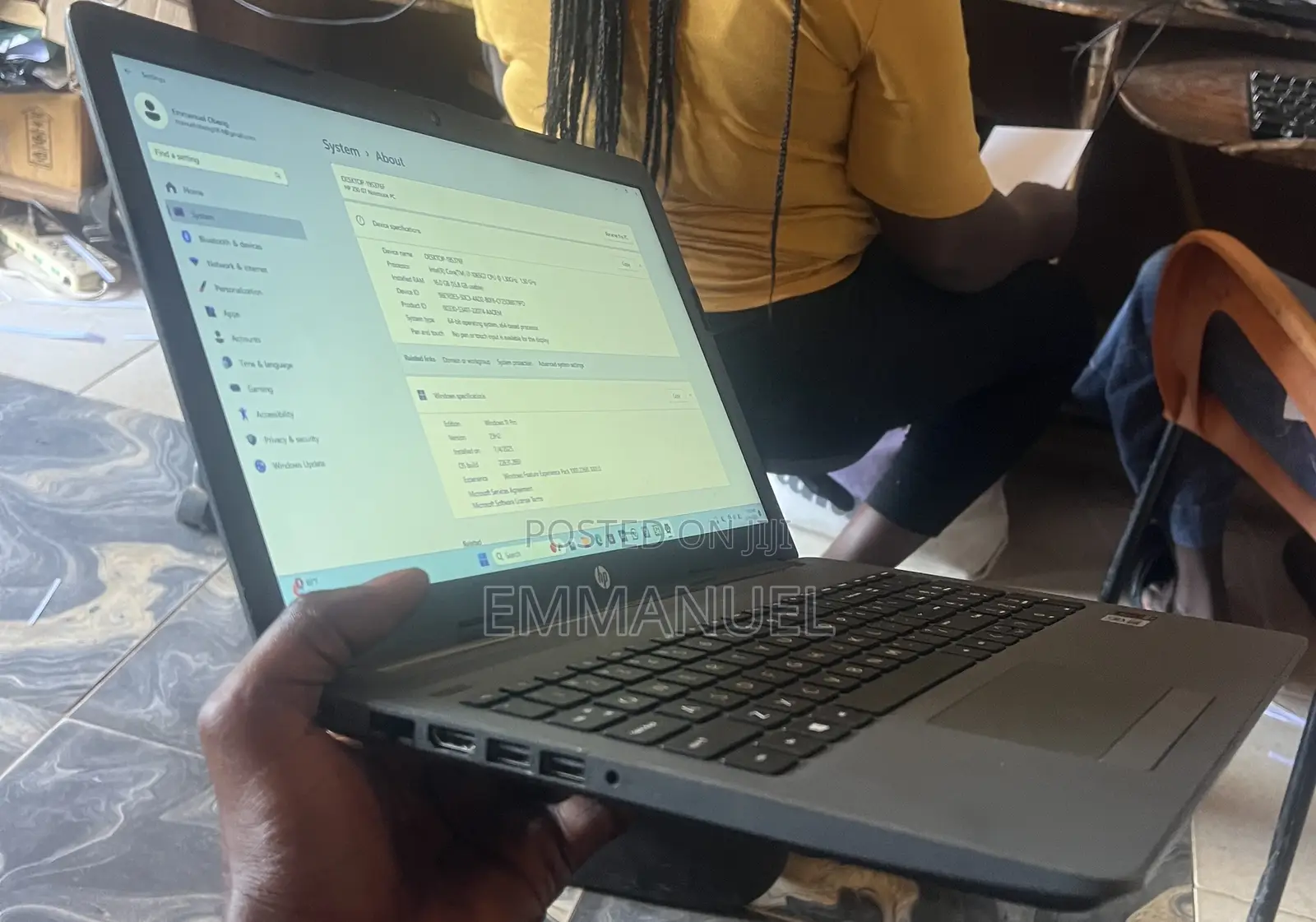 Laptop HP 250 G7 16GB Intel Core i7 SSD 500GB