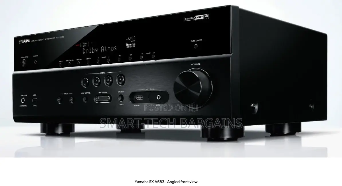 Yamaha Rx-V683 | 7.2-Ch | Wi-Fi, Bt, Airplay, Atmos, Dts:X, Musiccast