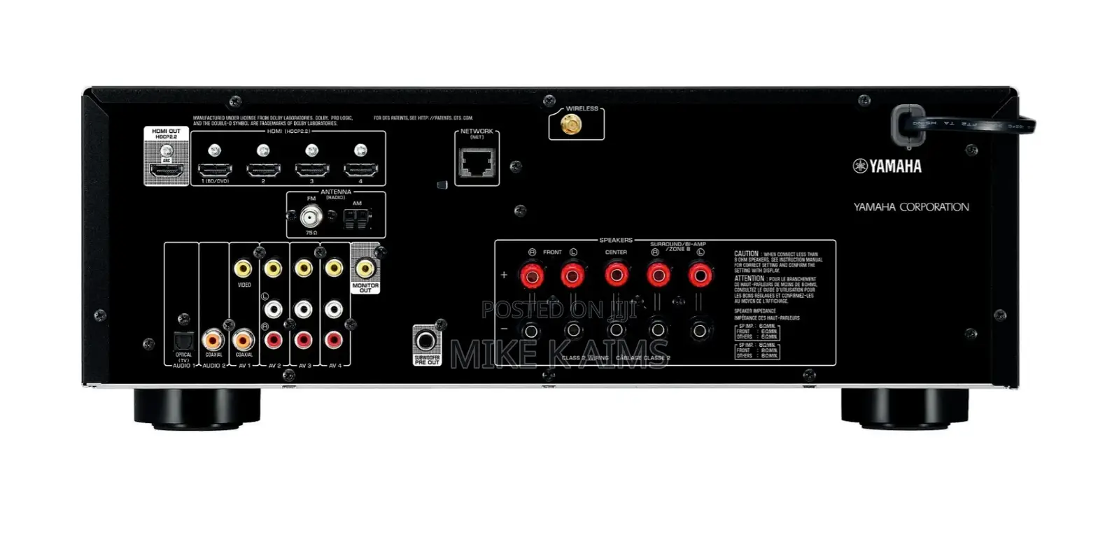 Yamaha Rx-v481 7.2-ch |Wi-fi | Bt | Atmos | Dts:X | Musiccast | | -