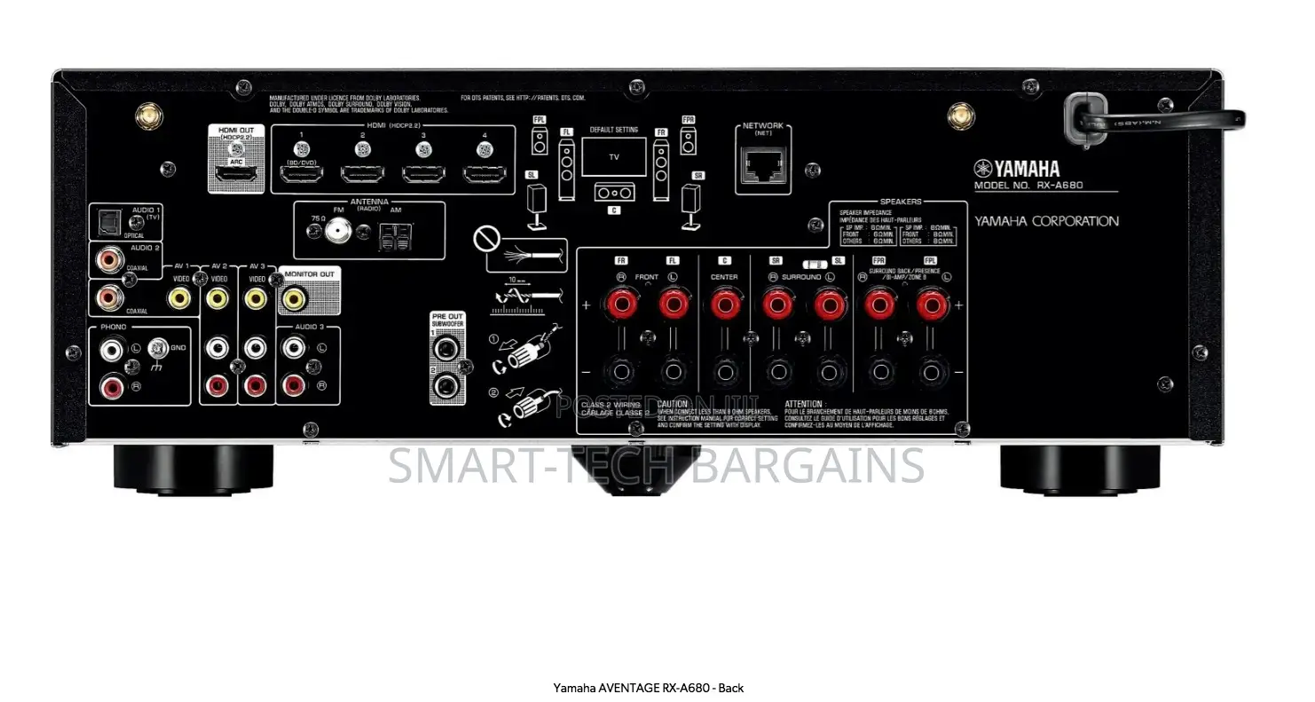 Yamaha Rx-a680 | 7.2-ch | Wi-fi | B | Airplay2 | Atmos | Musiccast