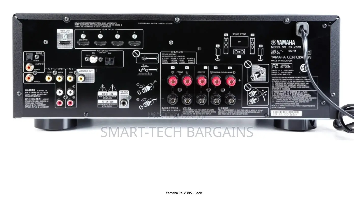 Yamaha Rx-v385 | 5.1-ch | Bluetooth