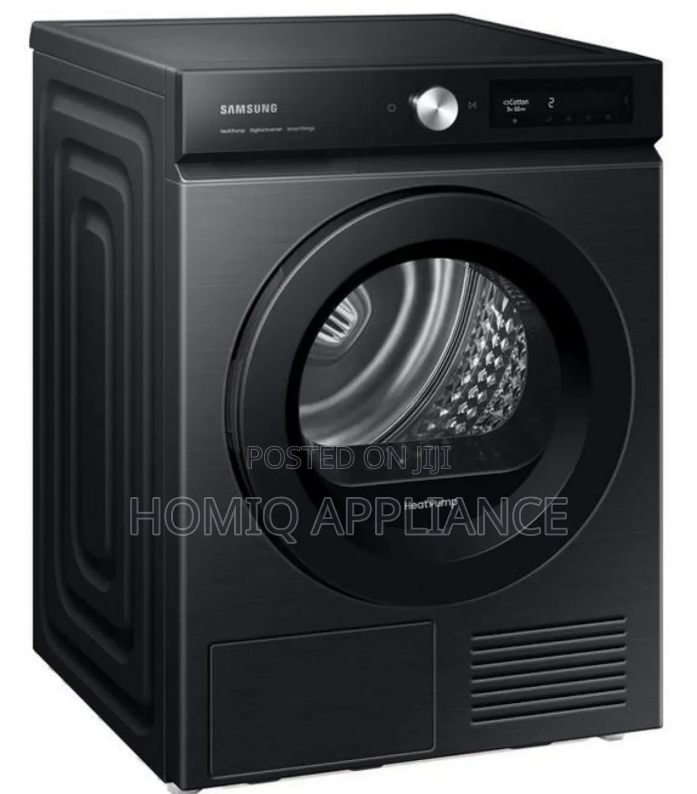 Samsung Bespoke Ai 9kg Heat Pump Dryer Black Dv90bb9440gb