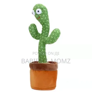 Rechargeable Dancing Cactus Toy – Sings, Dances, Records Glows!