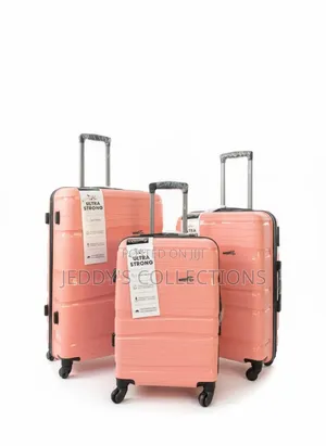 3pcs Ultra Strong Trolley Suitcases With a Smooth Wheels and a Carryon