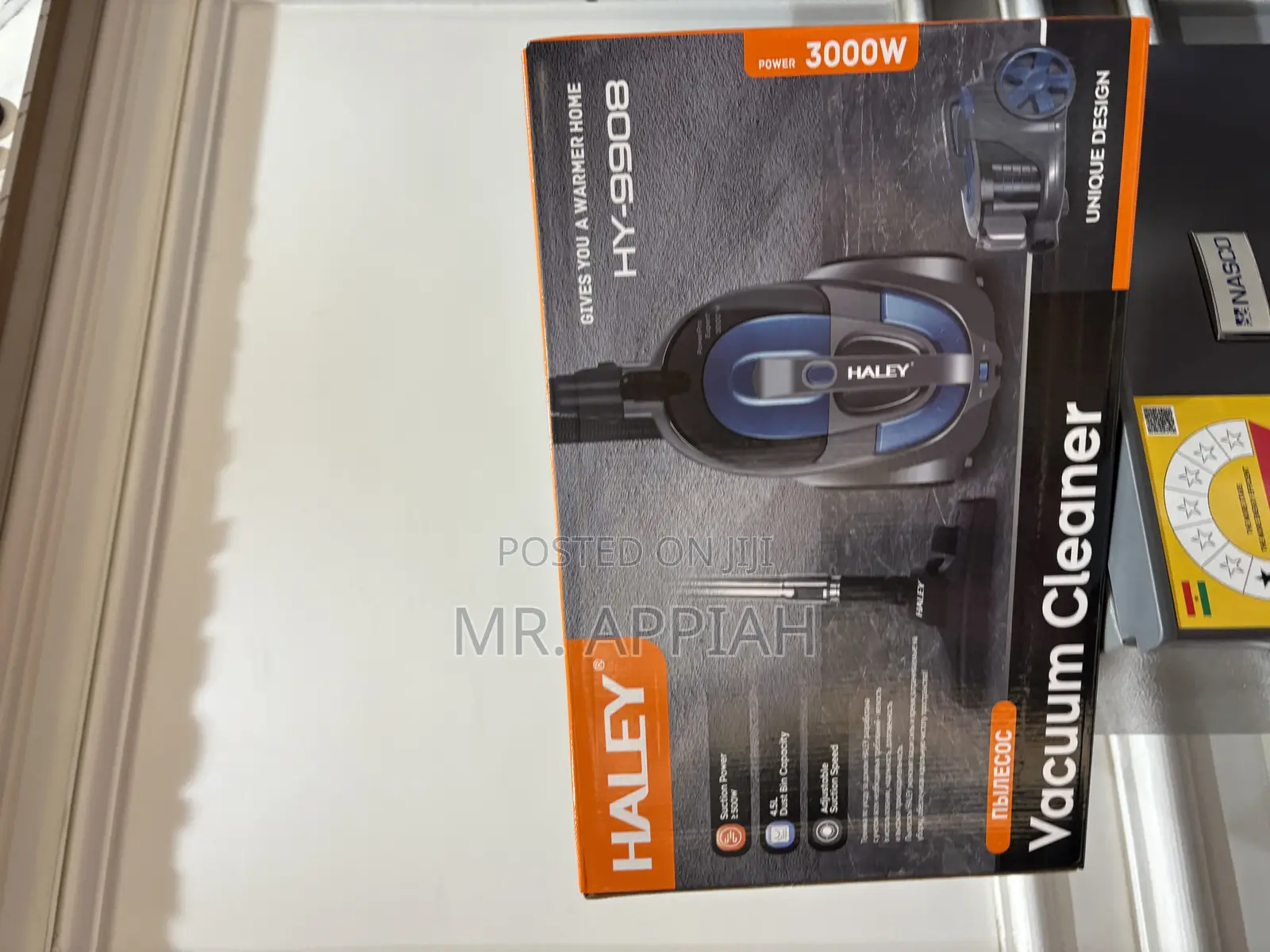 Energy Efficient Haley-Hy-9908 3000watt 4.5l Electric Vacuum Cleaner.