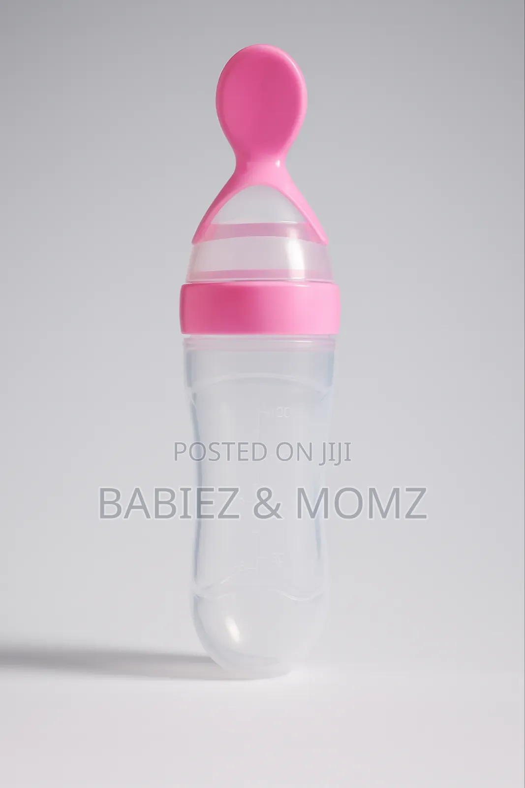 Silicone Baby Feeding Bottle With Spoon – For Effortless Feeding!
