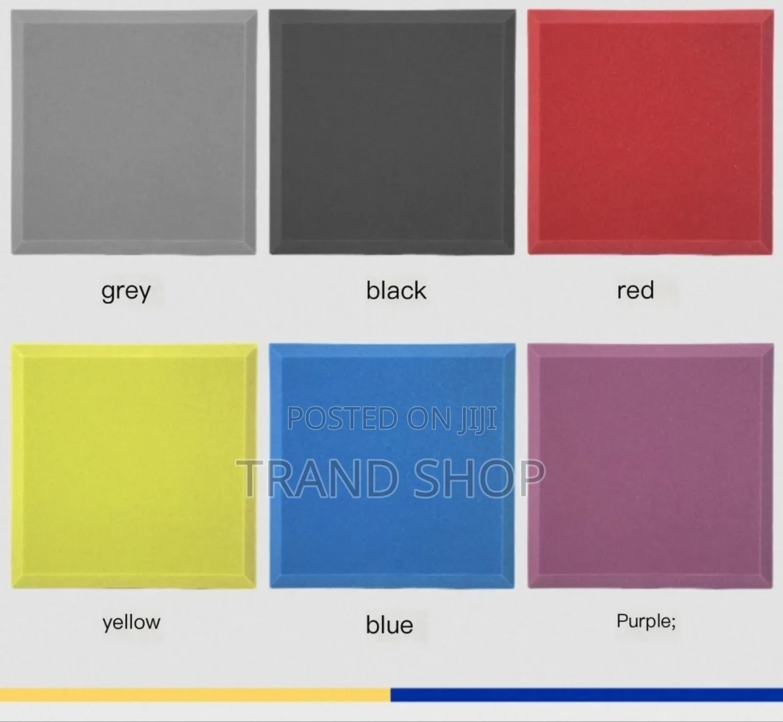 Flat Acoustic Panels Studio Foam Soundproof