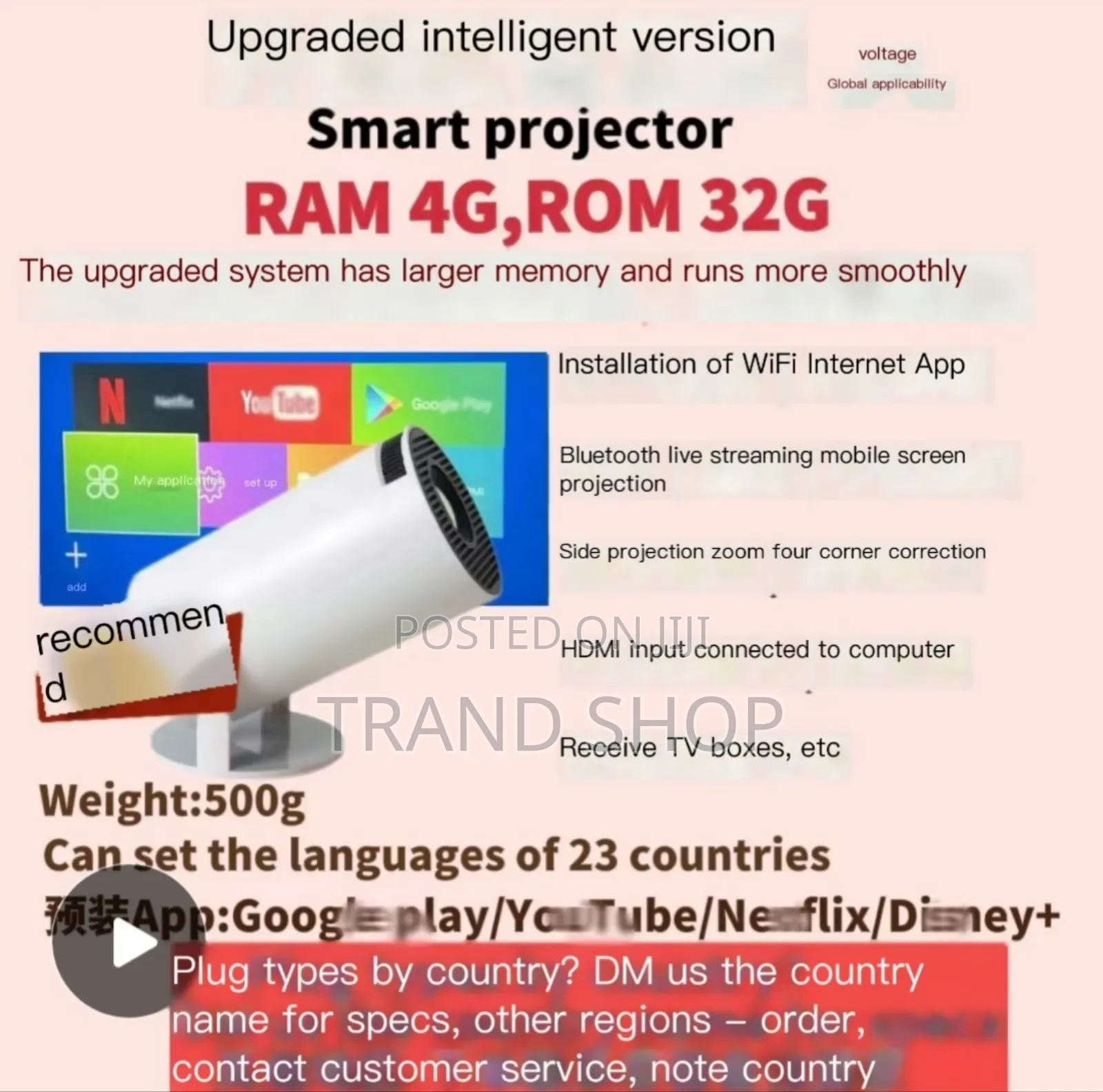 Smart Projector - Portable Projector