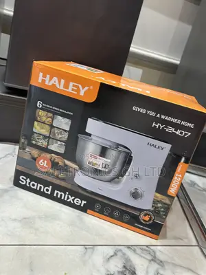 High Reliable * 1200 Watts Haley Hy-2407 6 Liters Stand Mix