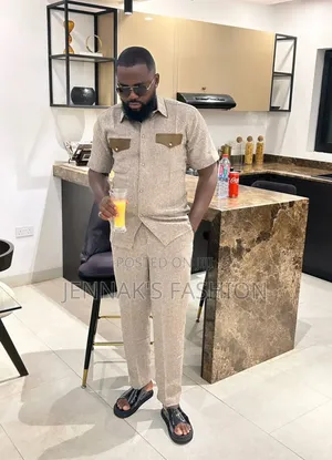 Classic Men's Brown Kaftan