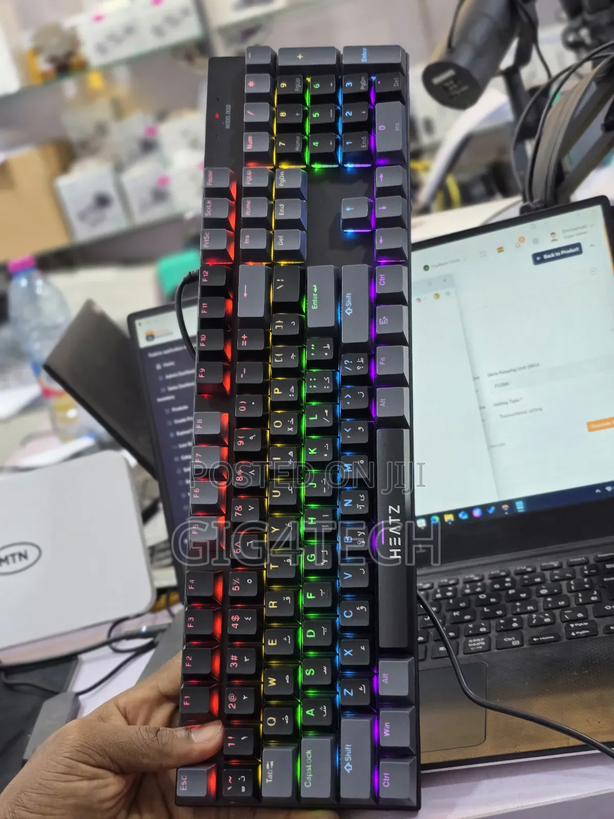 Heatz Mechanical RGB Gaming Keyboard