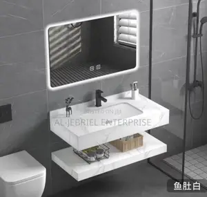 Counter Basin + Led Mirror 80cm