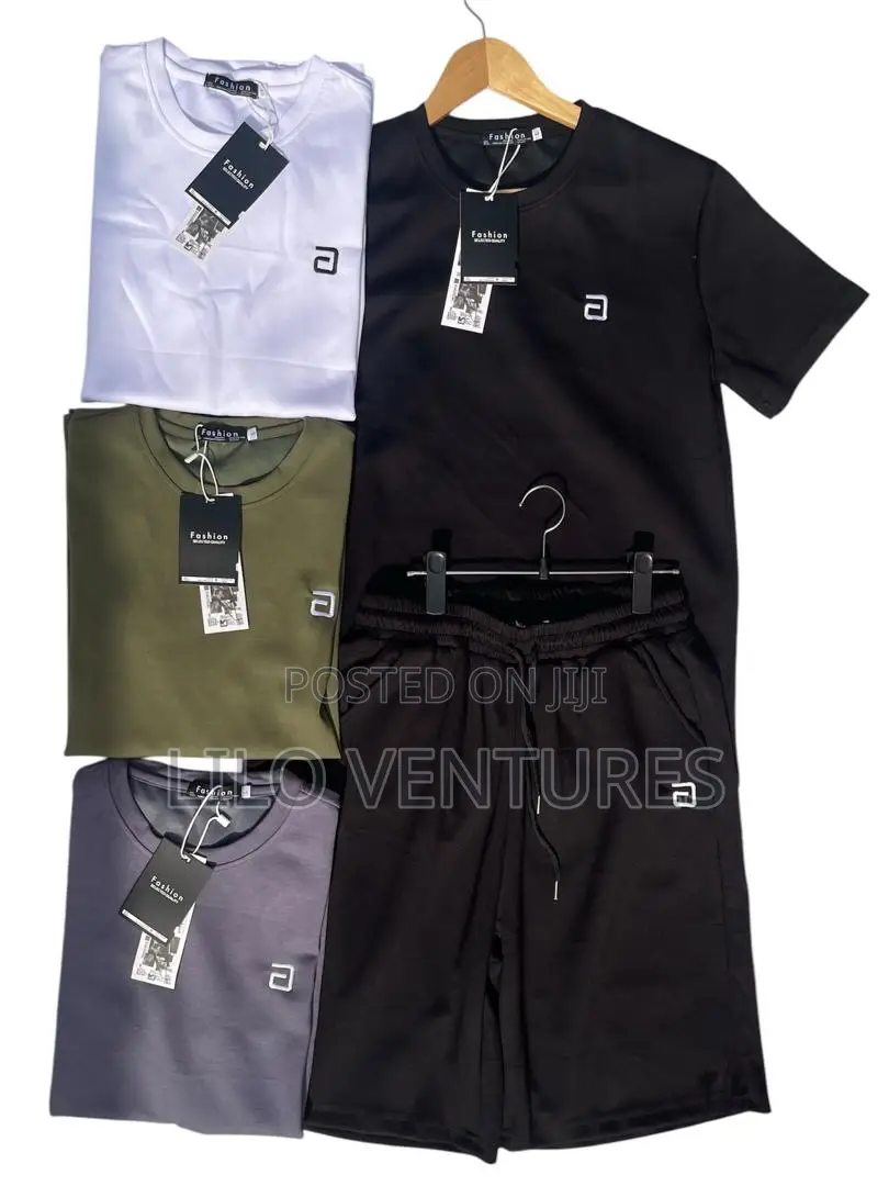 High Quality Men’S 2 Pieces Set (Shorts and T-Shirts)