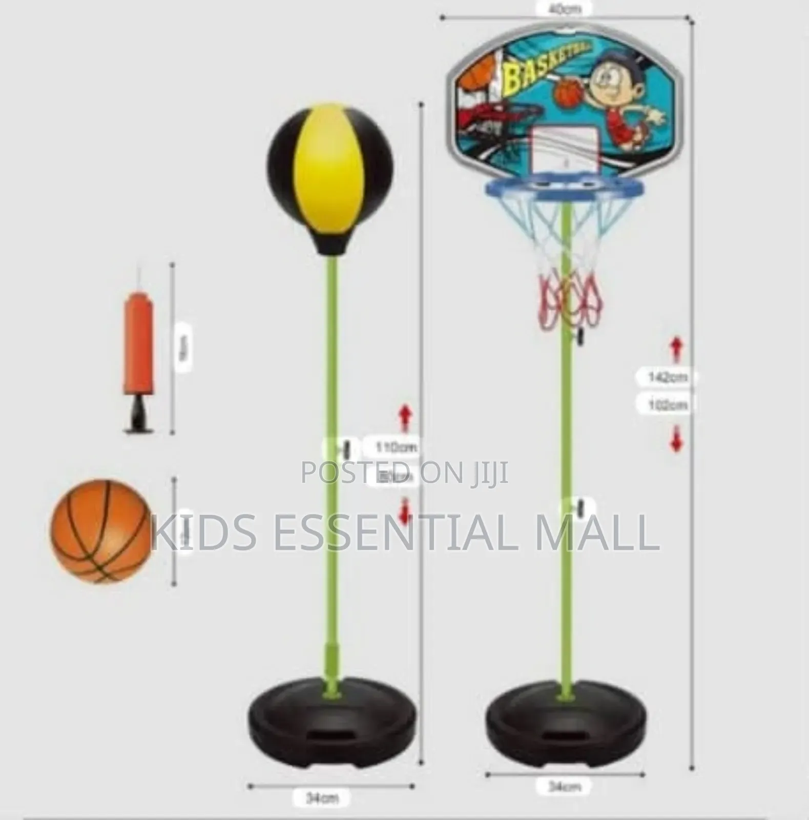 Basketball and Boxing Set for Kids